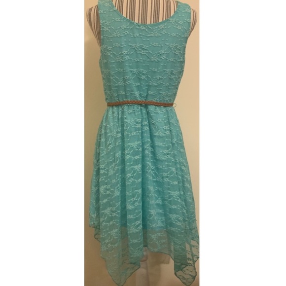 Blue Lace Dress - Picture 4 of 5